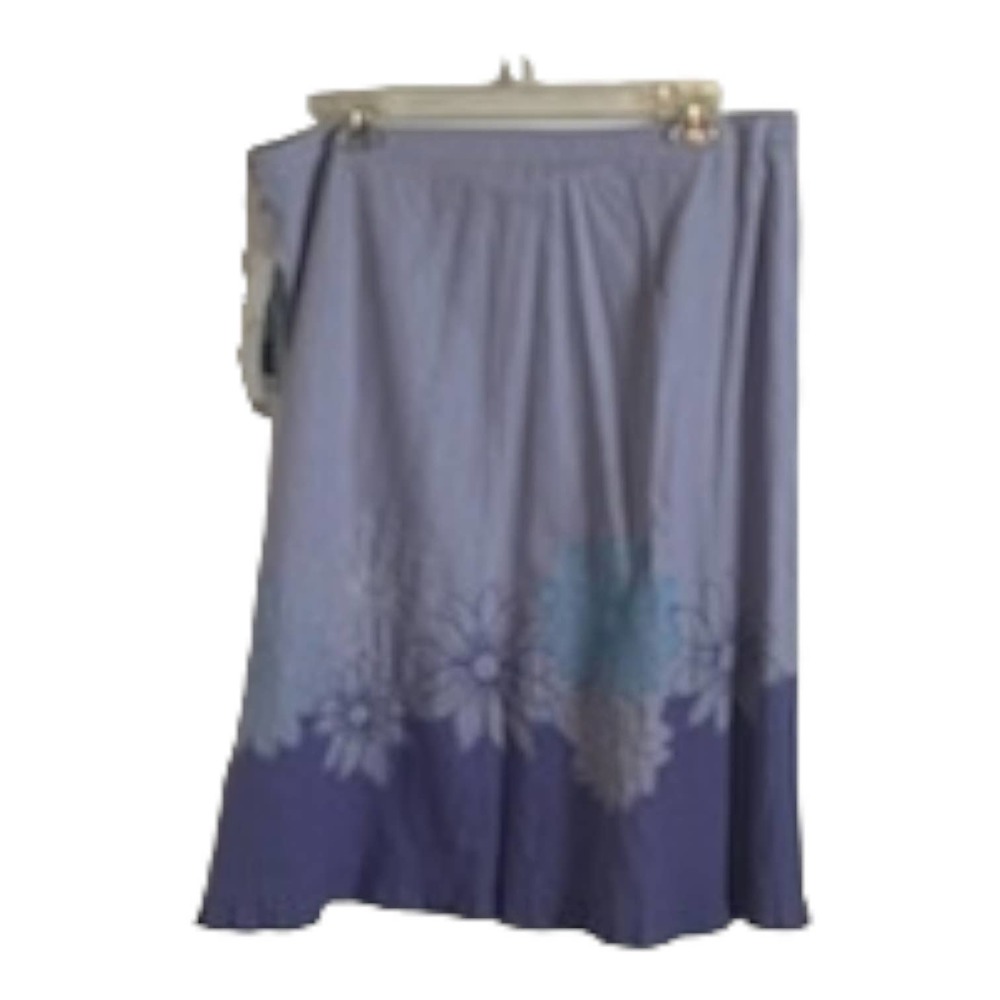 RQT Lavender Linen Skirt with Ruffle 16
